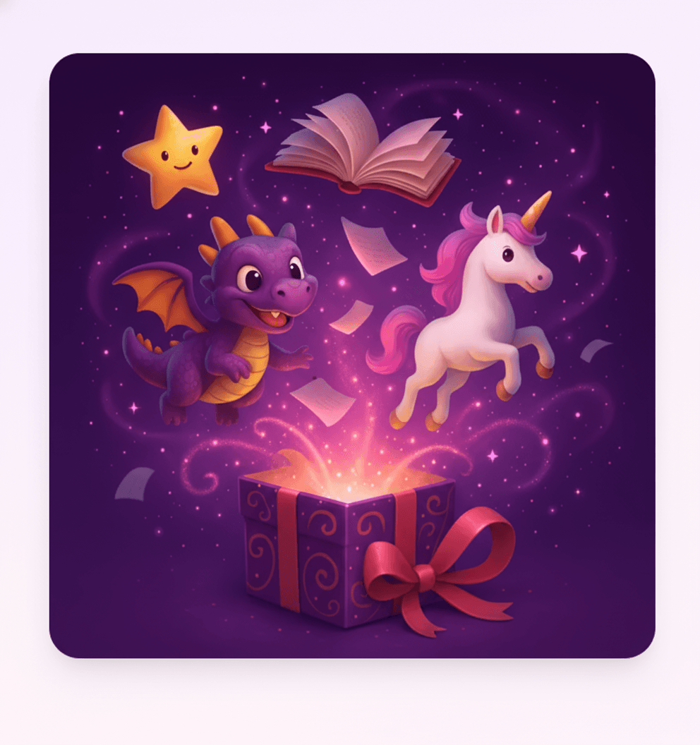 Family enjoying a personalized For You Tales book