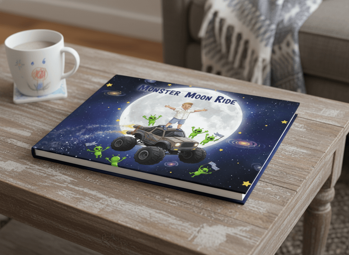 Monster Moon Ride — a personalized hardcover storybook